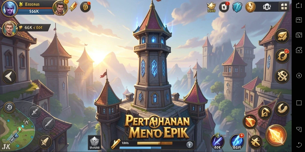 Tampilan gameplay 66K yang intens dan menegangkan.