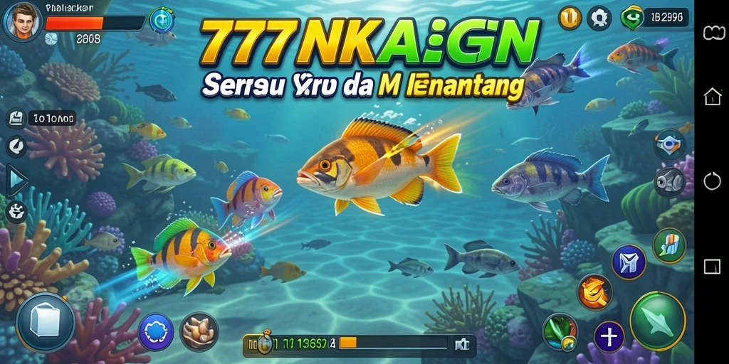 Screenshot gameplay 777AG menampilkan aksi tembak ikan yang seru.