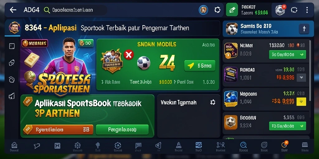 Tampilan menarik saat menikmati taruhan olahraga di 8364.