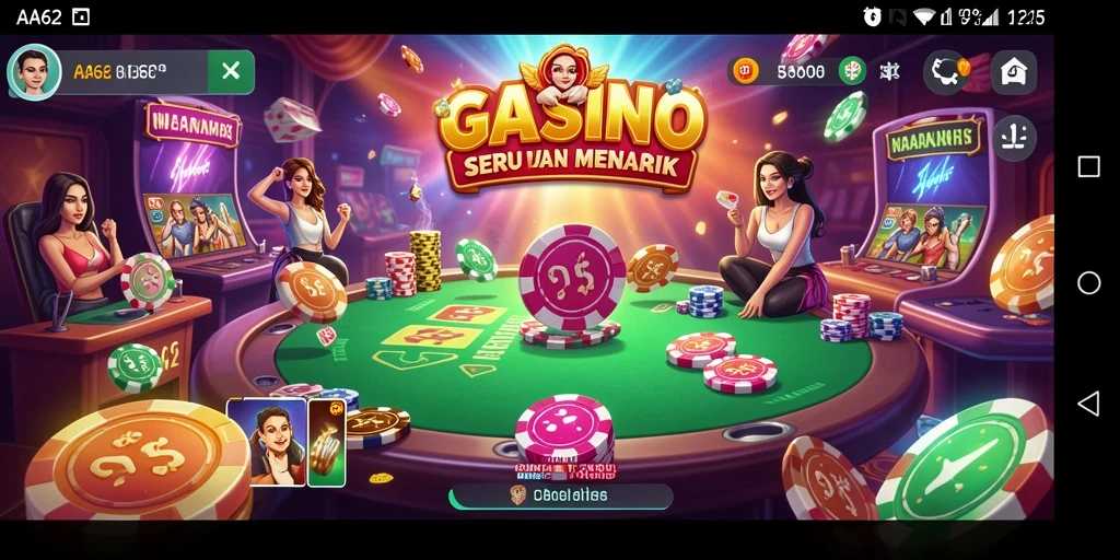 Tampilan menarik dari gameplay Kasino di AA62.