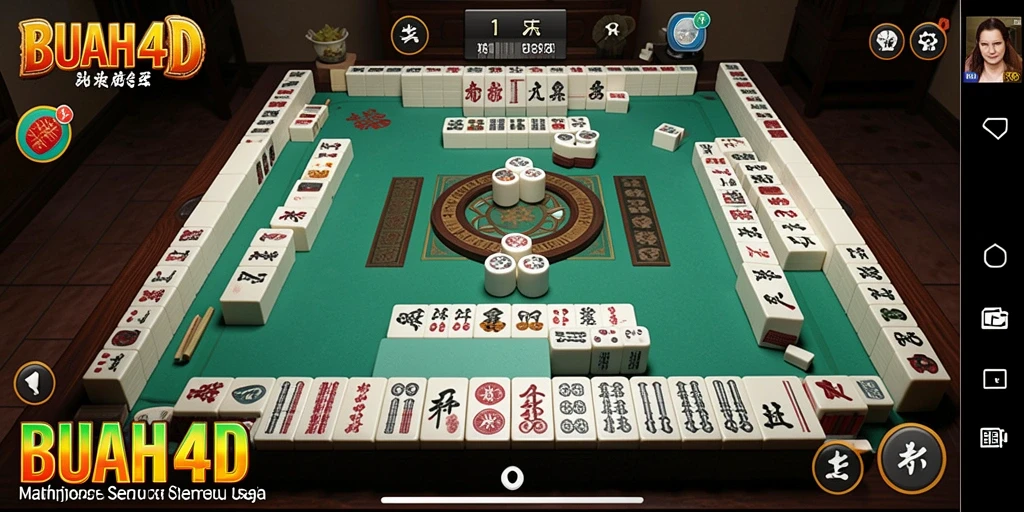 Tampilan seru gameplay BUAH4D di dunia Mahjong.