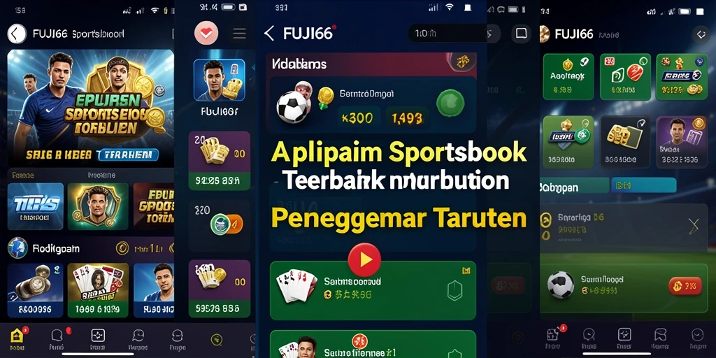 Tangkapan layar utama FUJI66 menampilkan antarmuka taruhan olahraga yang menarik.