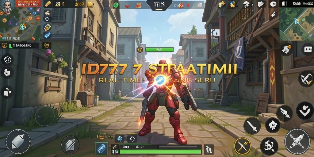 Tampilan dinamis gameplay ID777 dengan strategi yang mendebarkan.