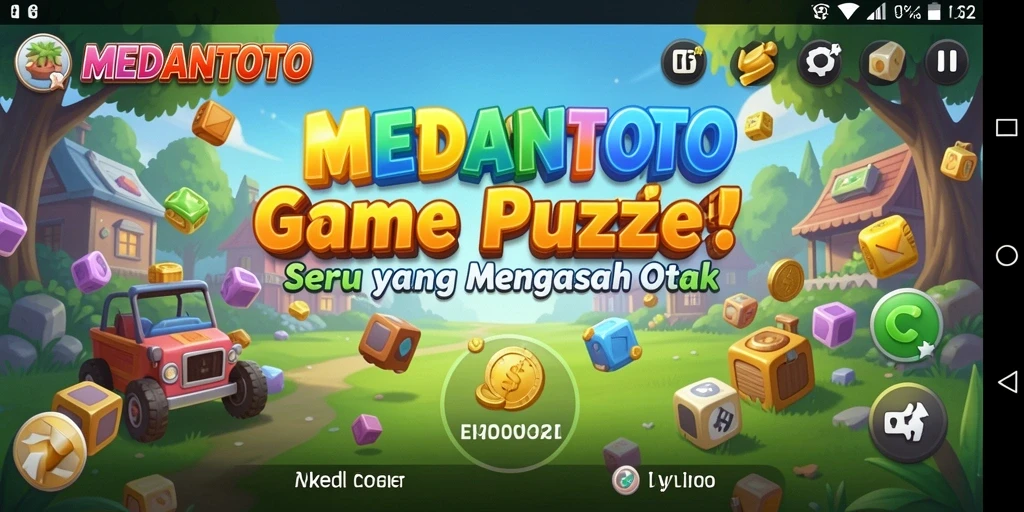 Screenshot menampilkan gameplay <strong>MEDANTOTO</strong> dengan teka-teki seru dan grafik yang menarik.
