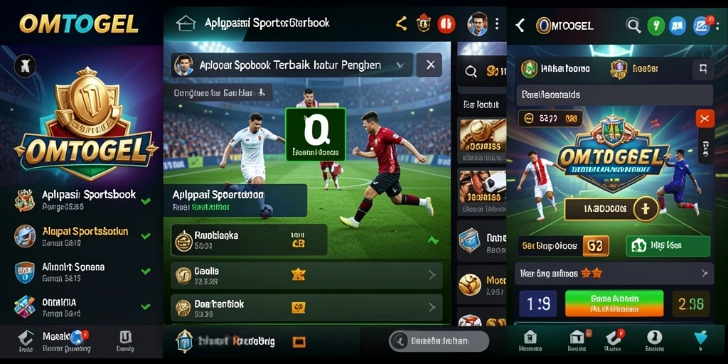 Tampilan menarik aplikasi OMTOGEL saat sesi taruhan olahraga.