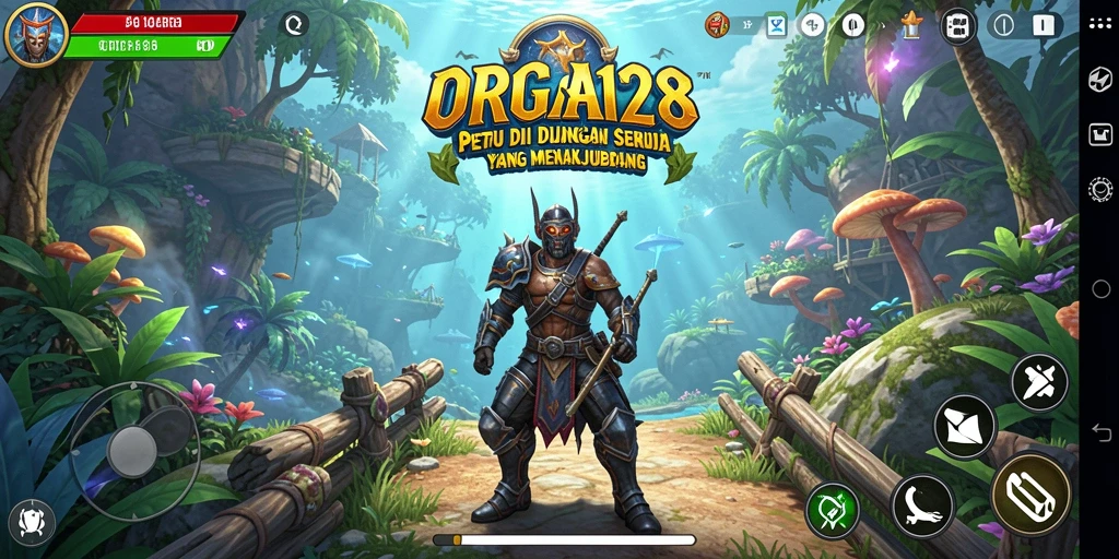 Screenshot menampilkan aksi seru dalam petualangan ORCA128.