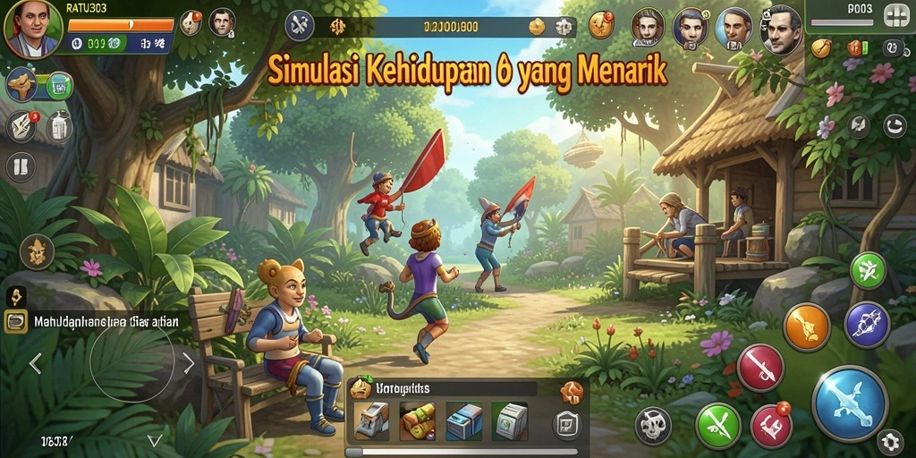 Tampilan gameplay RATU303 yang interaktif dan menyenangkan.