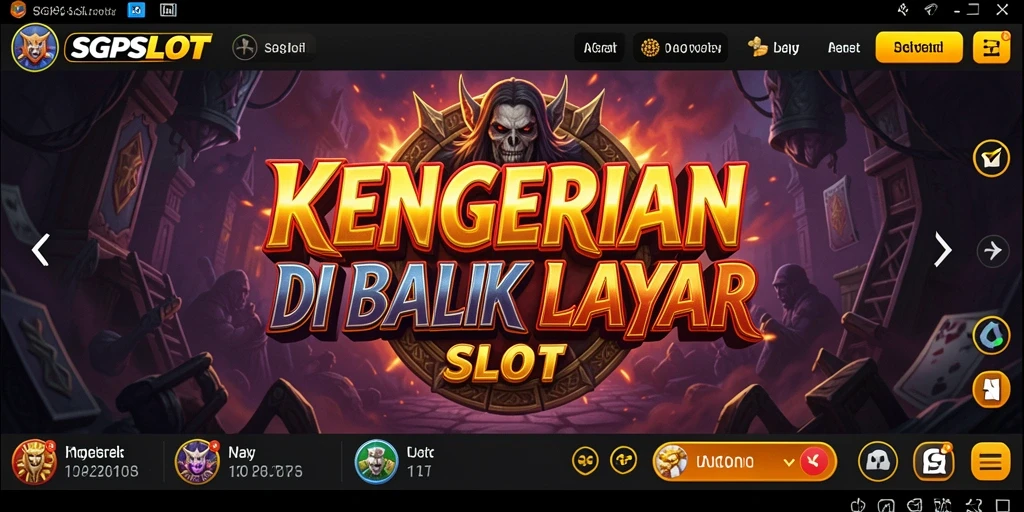 Tampilan gameplay seram dari SGPSLOT yang penuh ketegangan.