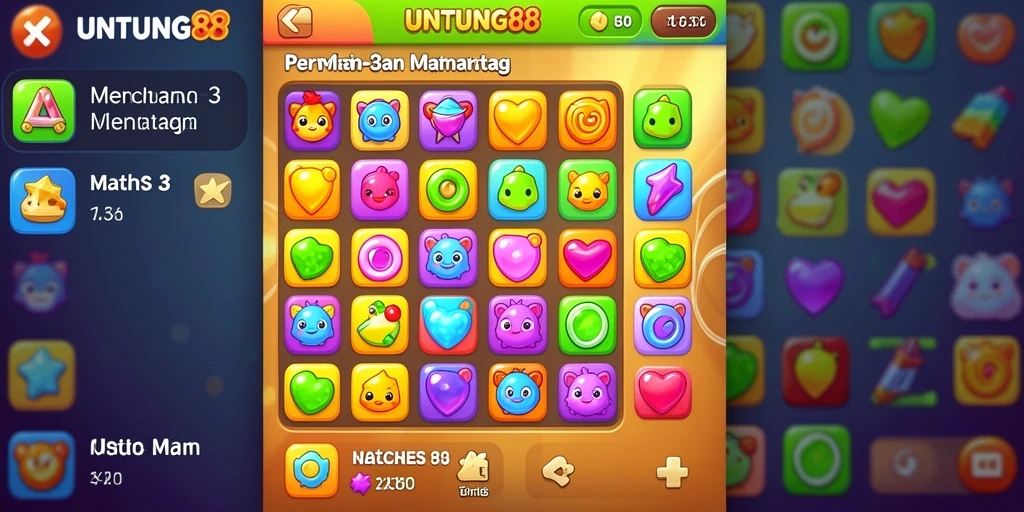 Tampilan gameplay UNTUNG88 yang seru dan berwarna-warni.