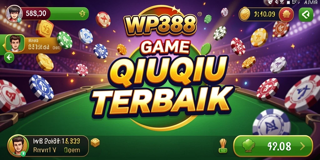 Screenshot gameplay WP888 menunjukkan suasana seru QiuQiu.
